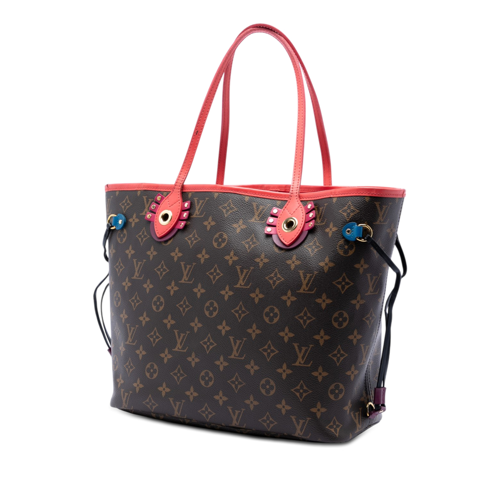 Pre-Loved Louis Vuitton Monogram Totem Neo Neverfull MM - Picture 2 of 7